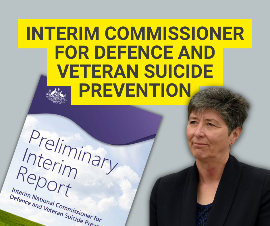 Interim Commissioner for Defence and Veteran Suicide Prevention